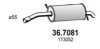 PEUGE 173052 End Silencer